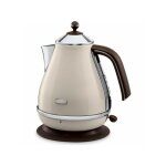 Bouilloire electrique icona vintage delonghi kbov 2001. bg - 1. 7 l - r�sistance cach�e en inox