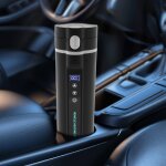 Bouilloire �lectrique de voyage de chauffe - eau d'acier inoxydable de bouilloire �lectrique de voiture ...