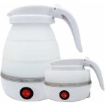 Bouilloire pliable, en silicone, avec fond en acier inoxydable, 0, 6 l, id�ale pour le camping ou les ...