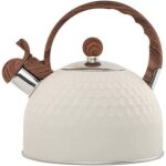 Bouilloire sifflante en acier inoxydable de 2, 5 litres, bouilloire sifflante pour cuisini�res � gaz ...