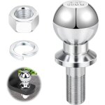 Boule attelage, 50mm 3, 5t boule attelage remorque, boulon � t�te sph�rique 22 mm, boule d'attelage pour ...