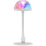 Boule disco lumineuse, mini projecteur disco usb, lumi�re d'ambiance pour soir�es, clubs, karaok�, commande ...