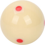 Boule d'entra�nement billard r�sine 5. 72cm avec point rouge pour adultes et enfants