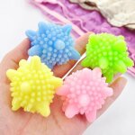 Boules de lavage, �cologiques, r�utilisables, anti - emm�lement, boules de lavage de couleur unie (15 ...