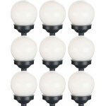 Boule lumineuse solaire 10 cm boule lumineuse solaire jardin led d�coration de jardin boule solaire pour ...