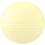 Boule papier ivoire 30cm - lampion papier en papier de riz - lanterne japonaise ivoire pour dcoration ...