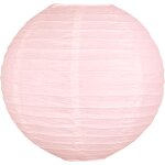 Boule papier rose ple 30cm - lampion papier en papier de riz - lanterne japonaise rose ple pour dcoration ...