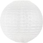 Boule papier 35cm ajoure blanc