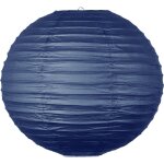 Boule papier bleu navy 40cm - lampion papier en papier de riz - lanterne japonaise bleu navy pour dcoration ...