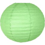 Boule papier vert sauge 40cm - lampion papier en papier de riz - lanterne japonaise vert sauge pour dcoration ...