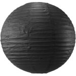Boule papier 50 cm noir Boule papier 50 cm noir