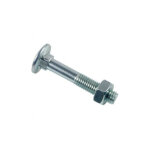 Boulon lennie tête ronde collet carré trcc - zingué blanc - Ø12x140 - boite de 25 - btrcc1214002b Boulon lennie tête ronde collet carré trcc - zingué blanc - Ø12x140 - boite de 25 - btrcc1214002b
