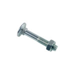 Boulon lennie tête ronde collet carré trcc - zingué blanc - Ø12x100 - boite de 25 - btrcc1210002b Boulon lennie tête ronde collet carré trcc - zingué blanc - Ø12x100 - boite de 25 - btrcc1210002b