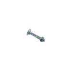 Boulon lennie t�te ronde collet carr� trcc - zingu� blanc - �12x250 - boite de 12 - btrcc1225002b