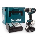 Boulonneuse � chocs 18v lxt 1050nm 3 / 4? (2�4, 0 ah)en coffret makpac ? makita dtw1001rmj