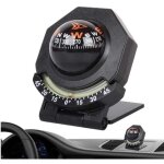 Boussole de pr�cision pour v�hicule ? boussole marine pour tableau de bord, pliable � 180 degr�s r�glable ...