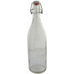 Le parfait - bouteille en verre bouchon mcanique 1 litre - 3 pices - 8, 9 x 32cm