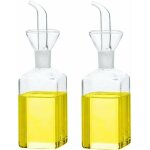 Bouteille d'huile en verre distributeur d'huile d'olive bouteille en verre distributeur de mesure de ...