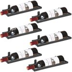 Bouteille de vin murale en fer, organisateur de casier � vin suspendu en m�tal, wall mounted iron wine ...