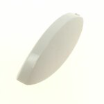 Bouton blanc ovale 77x2761 97710272 - four