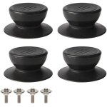 Bouton de couvercle ulisem 4 pi�ces, bouton de remplacement universel pour couvercle de cuisine, couvercle ...