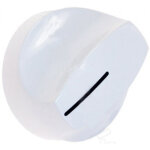 Bouton gaz blanc de table de cuisson faure