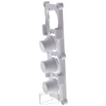 Bouton lave - linge poussoir blanc (ensemble de 3 sur support) kuda - techwood Bouton lave - linge poussoir blanc (ensemble de 3 sur support) kuda - techwood