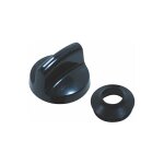 Bouton de commande noir compatible (8339850) plaque de cuisson kompatibel miele