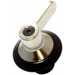 Bouton de commande noir / inox d'origine (694975086) four, cuisinire smeg