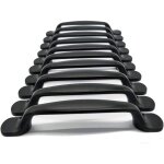 Boutons et poign�es de meubles, 10x qrity 96mm la porte noire d'armoire de cuisine tire la poign�e de ...