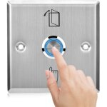 Bouton poussoir de porte en acier inoxydable, bouton de d�verrouillage du syst�me de contr�le d'acc�s ...