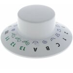 Bouton programmateur blanc c00272207 - lave - linge Bouton programmateur blanc c00272207 - lave - linge