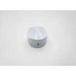 Bouton thermostat blanc - bleu (giugiaro) pour refrigerateur indesit