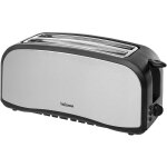 Tristar br - 1046 double toaster � fente large avec grille sp�ciale viennoisieries gris, noir