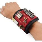 Bracelet magn�tique, 10 aimants puissants puissants bracelet magn�tique pour tenir des vis, des clous, ...