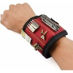 Bracelet magn�tique, 10 aimants puissants puissants bracelet magn�tique pour tenir des vis, des clous, ...