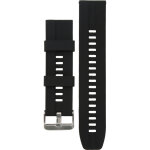 Bracelet de montre connect�e en silicone souple pour huawei gt2 gt2e, noir 22mm