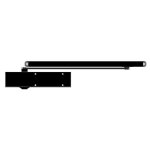 No brand - ferme - porte  came - - bras  glissire f2  4 noir sevax - esv7192n