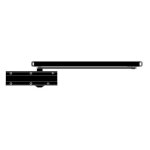 No brand - ferme - porte  came - - bras  glissire f3 noir sevax - esv7191n