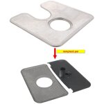 Brandt, filtre lave - vaisselle metal fond cuve 250240 remplace par filtre metal + support bras