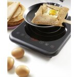 Brandt - plaque  induction 1 foyer 2000 watts 10 positions de cuisson ti1fsoft noir