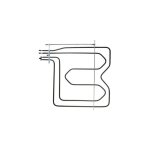 Resistance de grille 1400 w pour four fagor - ca5a005a7