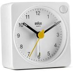 Braun - bc 02 xw alarme � quartz blanc avec interrupteur brand