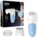 Epilateur blanc - bleu - braun