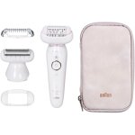 Braun - silk - �pil 9 81688635 �pilateur 40 pince(s) blanc, or