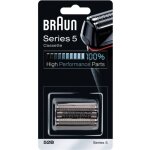 Braun - cassette de rechange compatible avec les rasoirs series 5 52b noire