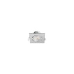 Braytron - spot led encastrable 3en1 carr� alu 7w ip20