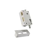 Bricard - serrure 3 points 73 a2p sans cylindre blanc gauche 73072