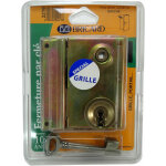 Serrure en applique bricard fouillot verticale ouverture par cl� ouvrant gauche axe 40 mm