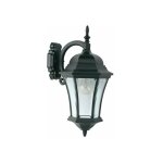 Bricolage direct - applique ext�rieure descendante 100w e27 fonte noire adela
